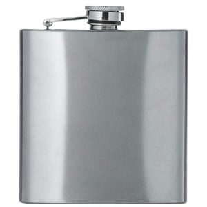 Maxam® 6oz Stainless Steel Flask